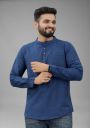FILOSE JEANS Mens Wear Pure Cotton Blue Color Short Kurta...