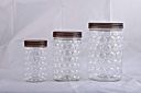 Filox Airtight Premium PET Plastic Storage Container Jar Set (3)...