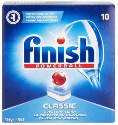 Finish Powerball Dishwasher Tablets (Pack of 10) Dishwashing Detergent (163 g)