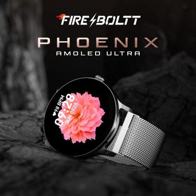 Fire-Boltt Ace Luxury Phoenix AMOLED Stainless Steel Smart Watch