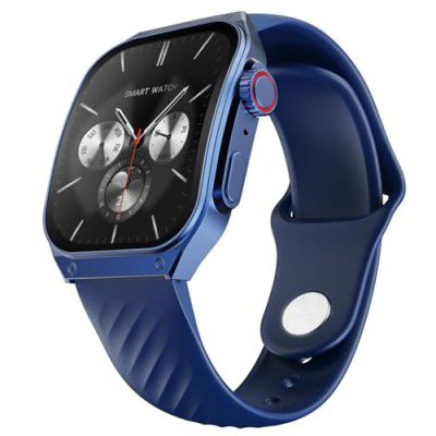 Fire-Boltt ARC 49.8mm (1.96") AMOLED Always On Curved Display Smart Watch, (Midnight Blue)