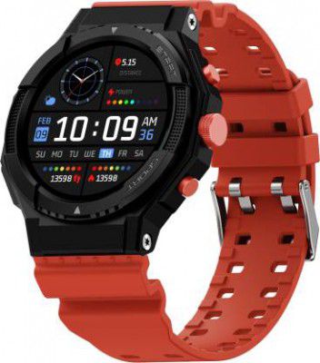 Fire-Boltt Expedition GPS Inbuilt, Bluetooth Calling 35.3mm (1.39) Display & 120+ Sports Smartwatch  (Orange Strap, Free Size)