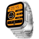 Fire-Boltt Gladiator 1.96" Biggest Display Luxury Stainless Steel Smart Watch with Bluetooth Calling, Voice Assistant &123 Sports Modes, 8 Unique UI Interactions, 24/7 Heart Rate Tracking (Silver)...