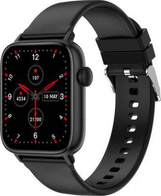Fire-Boltt Hercules 1.83 Large Display, BT Calling with Voice Assist & Metal Body Smartwatch  (Black Strap, Free Size)