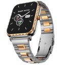 Fire-Boltt Jewel, Luxury Stainless Steel Smart Watch with a 1.85" Display Boasting 320x386 Resolution and 600 NITS Brightness, 60 HZ Refresh Rate, 120 Sports Modes, IP67 Rating...