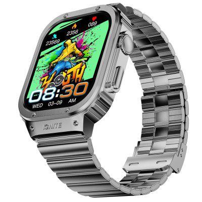 Fire-Boltt Maverick Smartwatch 51.308mm (2.02 inch), Luxury Stainless Steel Look,