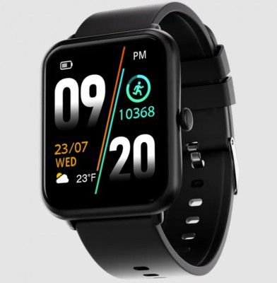 FIRE-BOLTT Ninja Call Pro Smartwatch with Bluetooth Calling (42.9mm HD Display, IP67 Water Resistant, Black Strap)
