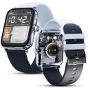 Fire-Boltt Ninja Phantom Smart Watch 1.83” Display, Transparent Clear Body Design, Bluetooth Calling, Black Smoke...