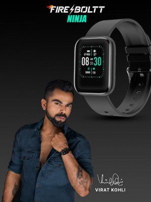Fire-Boltt Ninja Unisex Touch to Wake SpO2 Smartwatch 07BSWAAY