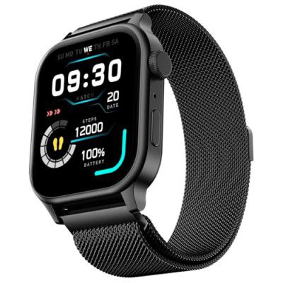 Fire-Boltt Rise Luxe Smart Watch, 1.85" HD Display, Metal Body with Bluetooth Calling