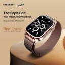 Fire-Boltt Rise Smart Watch, 1.85" HD Display, Metal Body with Bluetooth Calling (Rose Gold Millanese)...
