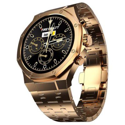 Fire-Boltt Royale Luxury Stainless Steel Smart Watch 1.43” AMOLED Display, IP67, 75Hz Refresh Rate (Rose Gold)