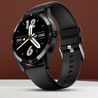 Fire-Boltt Talk 35.3mm (1.39) Bluetooth Calling with SpO2, Metal Body & Luxury Design Smartwatch  (Active Black Strap, 46)
