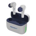 Fireboltt Fire Pods Vega 811 TWS earbuds with captivating RGB lights, Bluetooth 5.3, Gaming Mode, Quad Mic ENC, and voice assistance (Grey Blue)...
