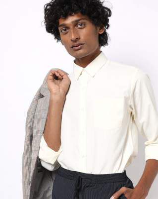 FIRST CLASS Shirt with Patch Pocket