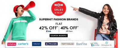 Firstcry: Mom Of All Sales | Upto 70% Off