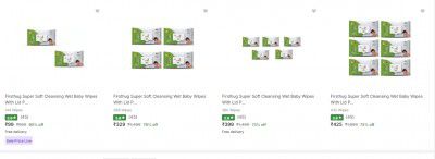 Firsthug Baby Wipes Upto 90% Off