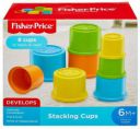 FISHER-PRICE Original Stacking Cups, Colourful Stacking Toys, Develops Hand-Eye Coordination  (Multicolor)...