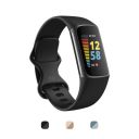 Fitbit Charge 5 Advanced Health & Fitness Tracker with Built-in GPS, Stress Management, Sleep Tools, 24/7 Heart Rate, SpO2 & More, Black/Graphite, One Size (S & L Bands Included)...