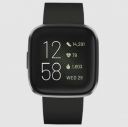 fitbit Versa 2 Smartwatch (Color AMOLED Touchscreen Display, FB507BKBK, Black/Carbon, Elastomer Band)...