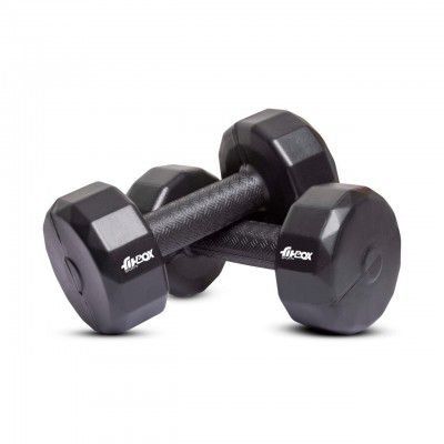FitBox Sports 5kg Diamond Dumbbells (2.5kg x 2) Set Of 2