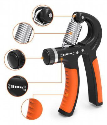 FitBox Sports Adjustable Hand Grip Strengthener (10kg - 40kg)
