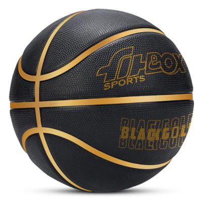 FitBox Sports BlackGold Basketball Official Size 5 |Professional Match Ball for Indoor & Outdoor Games & Training