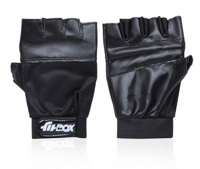 FitBox Sports Gym Gloves, Foam Padded with Wrist Support, Gym Gloves/Cycling Gloves/Riding Gloves