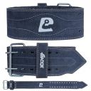 FitBox Sports Pro Weightlifting Belt – Suede Leather Gym Belt | S/M (Blue Grey)...