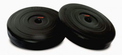 FitBox Sports Rubber Intruder Weight Plates - 6kg (3kg x 2)