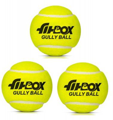 FitBox Sports Tennis Gully Ball (Pack of 6) Tennis Ball, Cricket Ball for Street Match Cricket Ball Tennis & Lawn Cricket