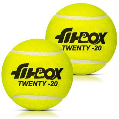 FitBox Sports Twenty20 Ball (Pack of 2) Tennis Ball