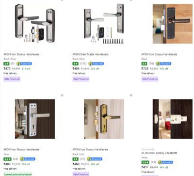 Fithome Door Locks Upto 86% Off | Starts ₹445