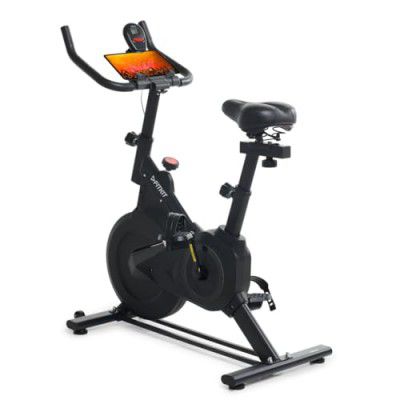 Fitkit by Cult FK7002 Spin Bike with 6Kg Flywheel, Brake Pad Resistance | Max Weight Capacity: 120 kg (Black)