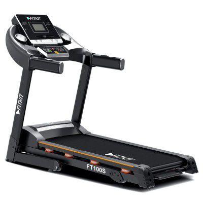 Fitkit FT100S Plus Series (3.25HP Peak) DC-Motorised Treadmill