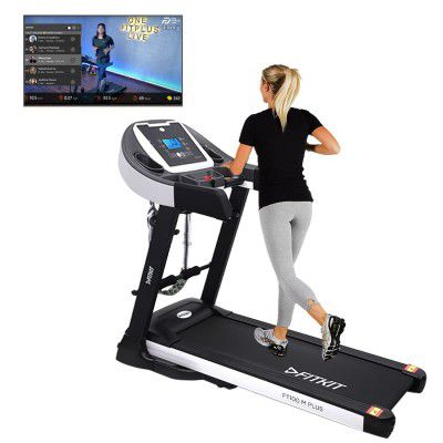 Fitkit Plus Series 3.25HP Peak DC-Motorised Treadmill