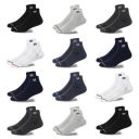 Fitness Mantra® 12 Pairs Sports Ankle Cotton Socks | Free Size| Breathable| Daily Use| Multicolor| 12 Pairs|...