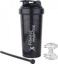 Fitness Mantra 700ml Classic Bottle for Men & Women Shaker (Black, Plastic)...