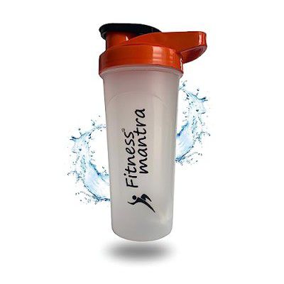 Fitness Mantra® 700ml Gym Protein Shaker Bottle with Mixer Ball [Capacity 700 ml]