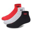 Fitness Mantra® Athletic Special Design Sneaker Length Socks |Free Size |Pack of 3 Pairs |Activewear Sports Socks|...