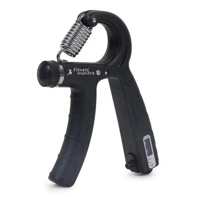 Fitness Mantra® Counter, 10 KG to 60 KG Weight Adjustable Professional Counter Hand Gripper for Men & Women