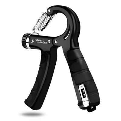 Fitness Mantra® Counter 10KG To 60KG Weight Adjustable Professional Counter Hand Gripper 