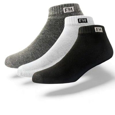 Fitness Mantra® Originals Men’s Special Design Sneaker Length Socks (Free Size, Pack of 3 Pairs) (Multicolor..)