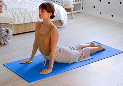 Fitness Mantra® TPE Dual Color Anti-Slip Yoga Mat with Cover Bag 6mm | 24" x 72"