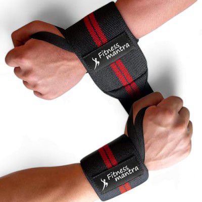 Fitness Mantra Wrist Band for Men & Women Gym Accessories | Size:- 18 x 3 Inches