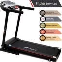 Fitplus FSRM0701 (2HP Peak Power) Easy Lubrication with Free Diet Plan, Personal Trainer & Installation Services Treadmill...