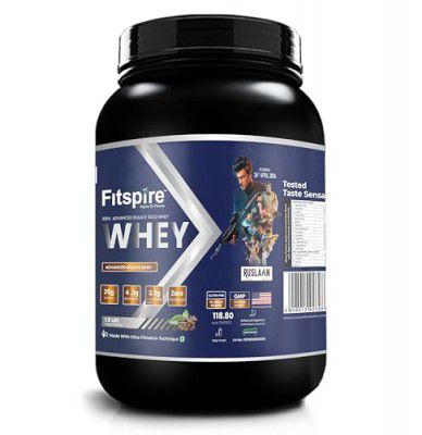 Fitspire Advanced Whey Protein Isolate Powder | 75 g Pure Whey Isolate Protein | 12.9 g BCAA | Easy Mixing, Low Carbs, Easy Digesting Whey Protein Supplement Powder (1Kg, Cold Coffee)