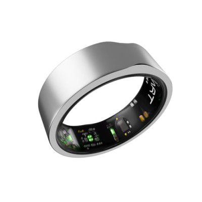 FITTR HART X2 Smart Ring | Size First w/Sizing Kit | Sleep, Recovery, Activity & Fitness Tracker | 8-Day Battery, 50m Water Resistance |(Frost Silver, 13)