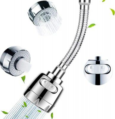 FITVERT Kitchen Sink Tap Extender Attachment | 360° Rotatable Splash Filter Faucet With 2 Modes