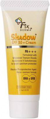 Fixderma Shadow Sunscreen SPF 50+ Cream, Sunscreen for Dry Skin UVA UVB Protection - SPF 50 PA+++  (15 g)